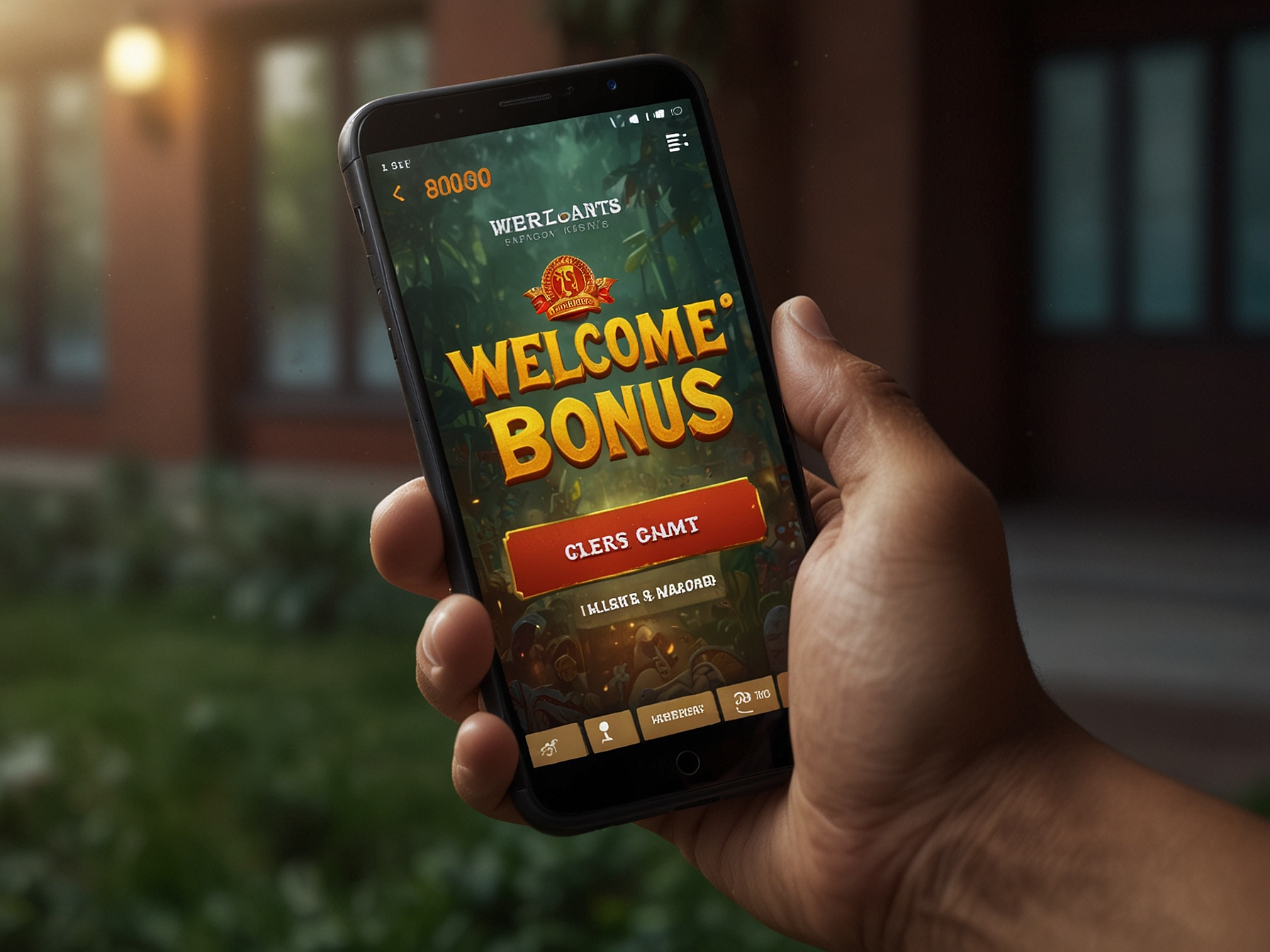Play using sign up bonus