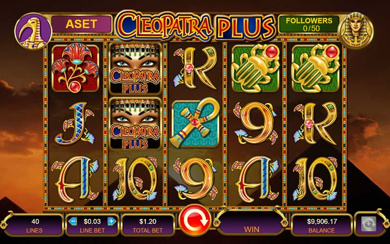 cleopatra slot gameplay